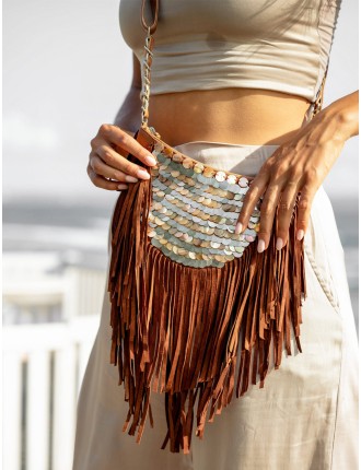 Top-Rated Selection Gallerie Fringe Crossbody