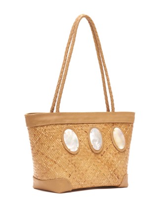 Top-Rated Selection Cosmic Oval rattan Tote